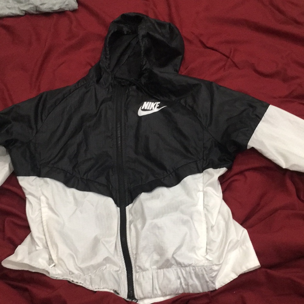 Black and White Nike Windbreaker